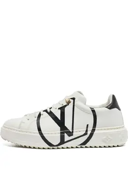 Louis Vuitton Pre-Owned: Белые кроссовки 