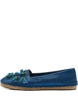 Christian Dior Pre-Owned: Голубые мокасины 
