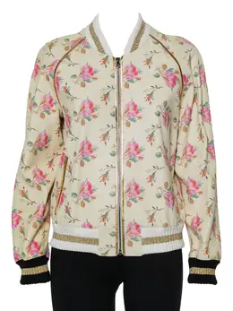 Gucci Pre-Owned: Куртка с растительным принтом 