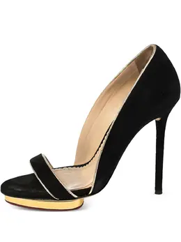 Charlotte Olympia: Чёрные сандалии 