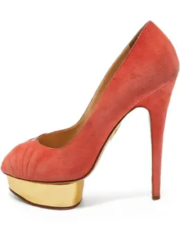 Charlotte Olympia: Розовые босоножки 