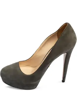 Prada Pre-Owned: Тёмные туфли 