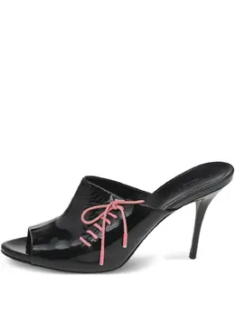 Gucci Pre-Owned: Чёрные сабо 