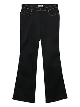 Moschino Pre-Owned: Чёрные брюки 
