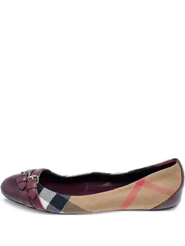 Burberry Pre-Owned: Бежевые балетки 
