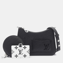 Louis Vuitton: Чёрная сумка  Épi