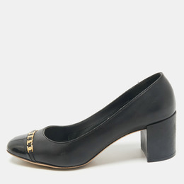 Salvatore Ferragamo: Чёрные туфли  Vara Chain