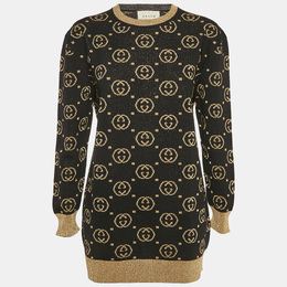 Gucci: Чёрный свитер  GG