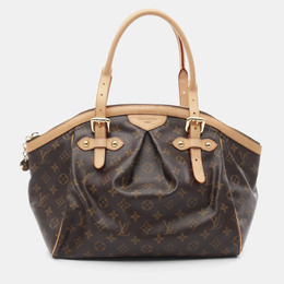 Louis Vuitton: Коричневая сумка 