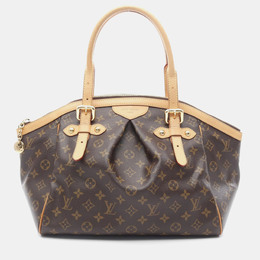 Louis Vuitton: Коричневая сумка на руку 