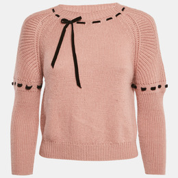 Miu Miu: Розовый свитер 