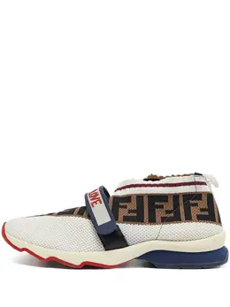 Fendi Pre-Owned: Белые кроссовки 