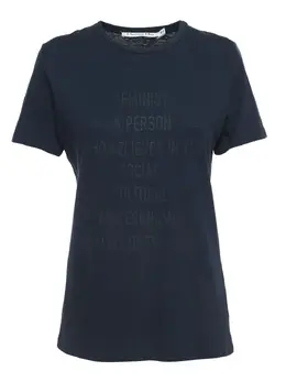 Christian Dior Pre-Owned: Синяя футболка 