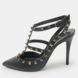 Valentino: Чёрные туфли  Rockstud