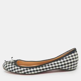Christian Louboutin: Белые балетки 