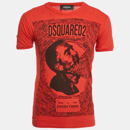 Dsquared2: Красная футболка  Dan