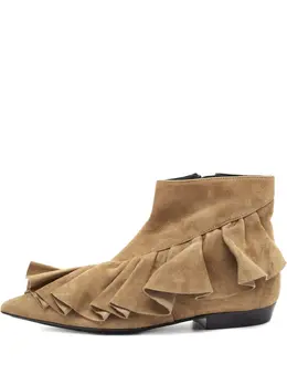 JW Anderson: Коричневые ботинки 
