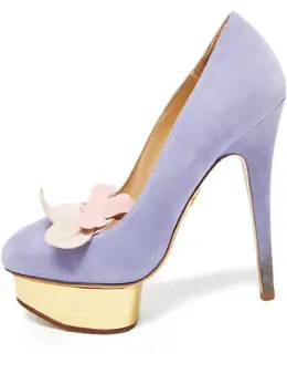Charlotte Olympia: Фиолетовые туфли 