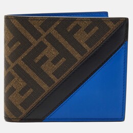 Fendi: Голубой кошелёк  Zucca