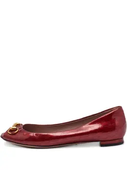 Gucci Pre-Owned: Красные балетки 