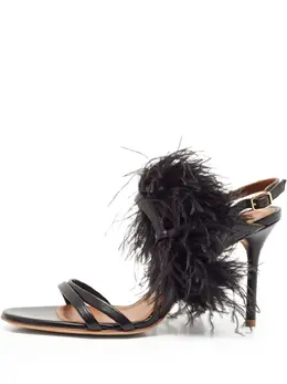 Malone Souliers: Чёрные сандалии 
