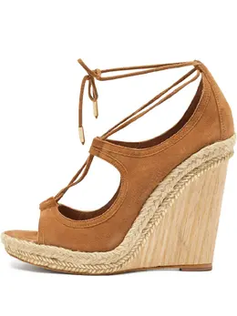 Aquazzura: Коричневые сандалии 