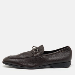 Salvatore Ferragamo: Тёмные туфли  Gancini