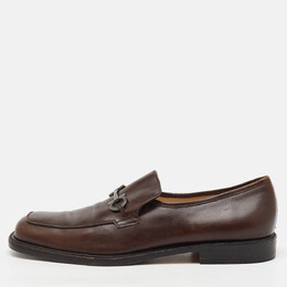 Salvatore Ferragamo: Тёмные туфли  Gancini