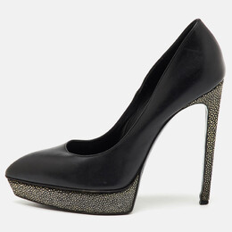 Saint Laurent Paris: Чёрные туфли 