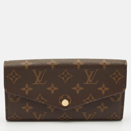 Louis Vuitton: Коричневый кошелёк 
