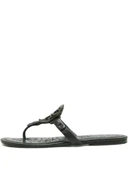 Tory Burch: Чёрные сандалии  Miller