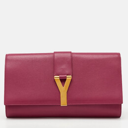 Saint Laurent Paris: Розовый клатч 