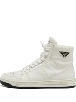 Prada Pre-Owned: Белые кроссовки 