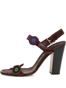 Prada Pre-Owned: Коричневые сандалии 