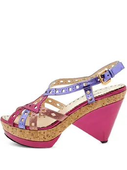 Prada Pre-Owned: Розовые сандалии 