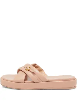 Gianvito Rossi: Бежевые сандалии 