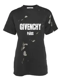 Givenchy Pre-Owned: Рваная футболка 