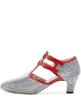 Gucci Pre-Owned: Серебристые туфли 