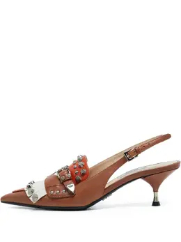 Prada Pre-Owned: Коричневые туфли 