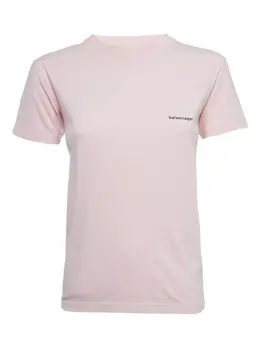 Balenciaga Pre-Owned: Розовая футболка 