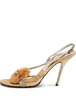 Dolce & Gabbana Pre-Owned: Бежевые сандалии 