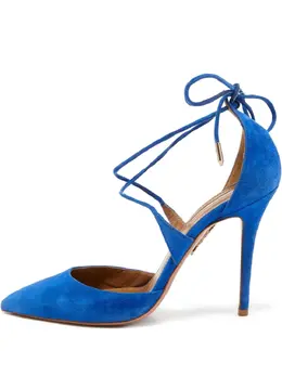 Aquazzura: Голубые туфли 