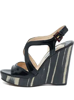 Prada Pre-Owned: Чёрные сандалии 