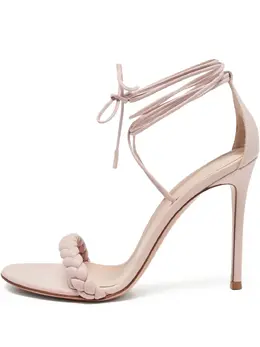 Gianvito Rossi: Розовые сандалии  Leomi