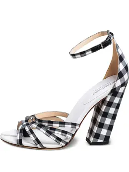 Burberry Pre-Owned: Чёрные сандалии 