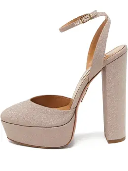 Aquazzura: Розовые туфли 