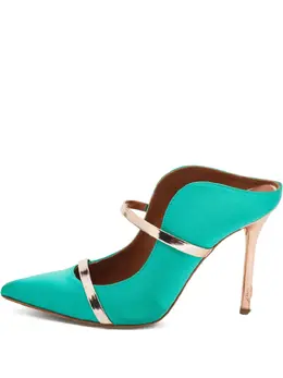Malone Souliers: Зелёные сабо 