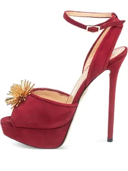 Charlotte Olympia: Красные сандалии 