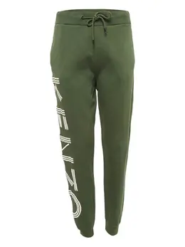 Kenzo Pre-Owned: Брюки цвета хаки 