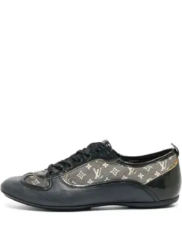 Louis Vuitton Pre-Owned: Голубые кроссовки 